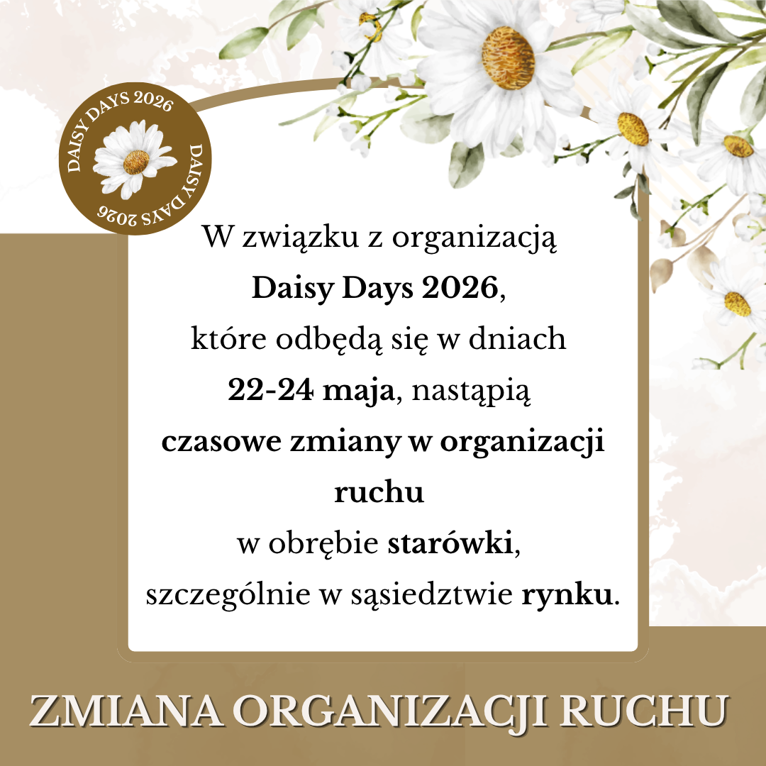 Czasowa zmiana organizacji ruchu podczas Daisy Day